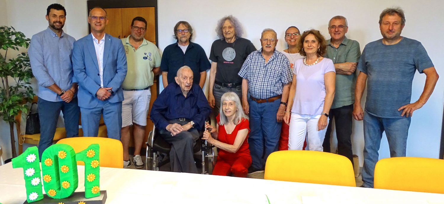 Locarno festeggia i 101 anni di Emilio Bianchetti